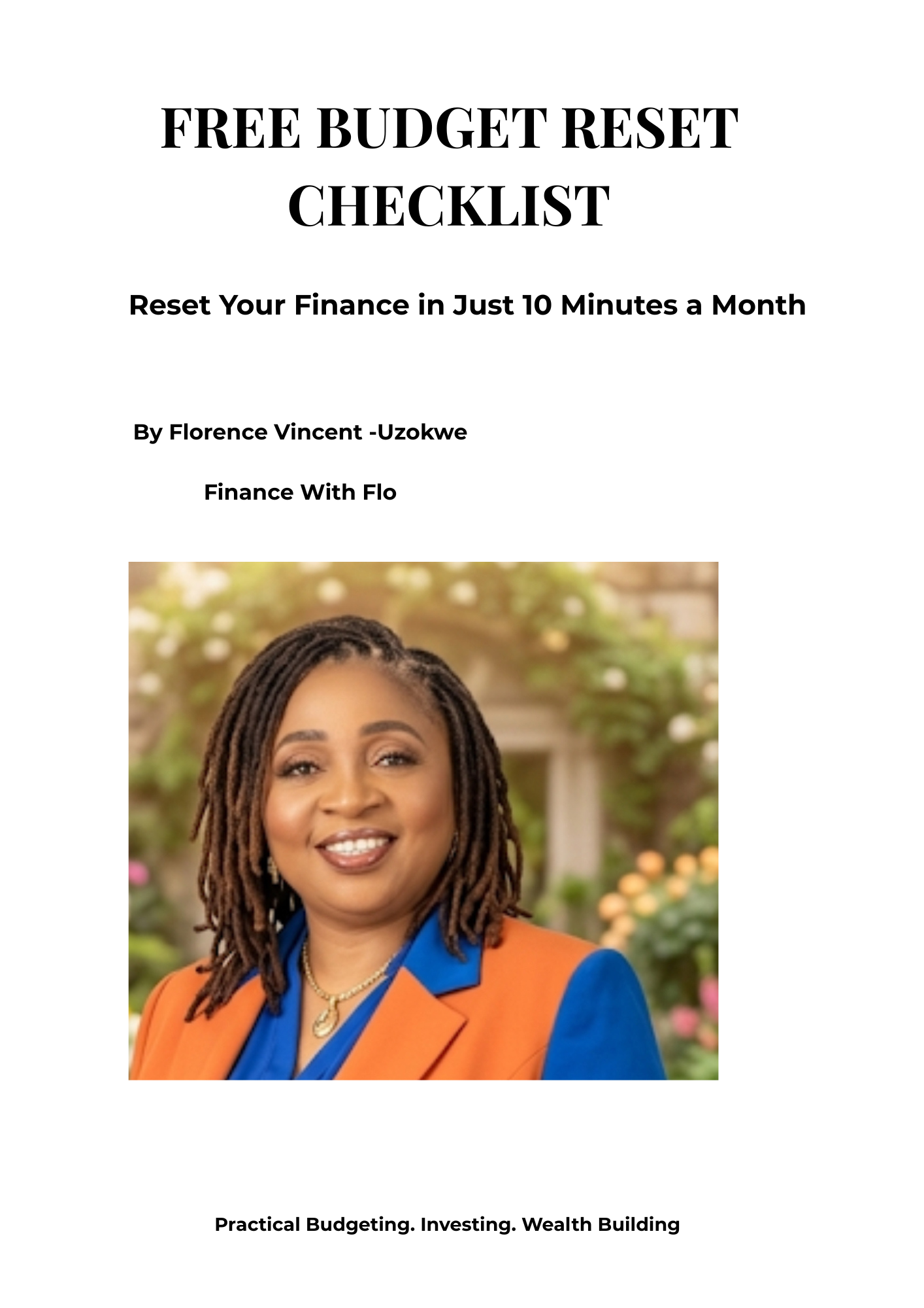 Budget reset checklist preview